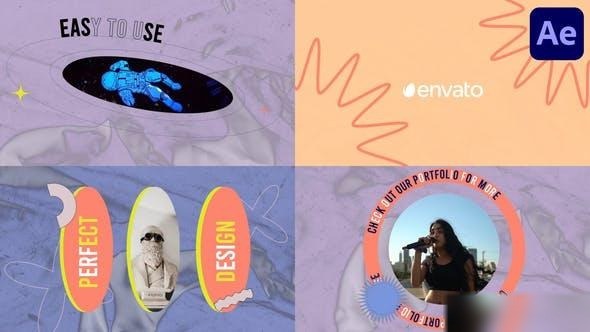 Videohive Fun Design Slideshow for After Effects Openers template preview