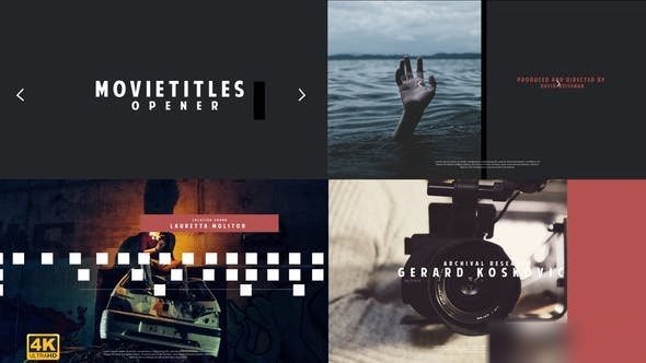 Videohive Movie Titles Opener 4K Openers template preview