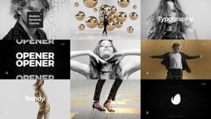 Fast Dynamic Opener / Stomp Typography Promo / Short Clean Vlog Intro / Youtube Channel Video Displays template preview