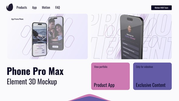 Videohive Mobile App Presentation Phone 15 Pro Product Promo template preview
