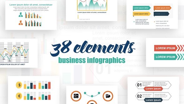Infographics Vol.21 Video Displays template preview