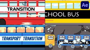 Videohive Transport Transition Titles for After Effects Titles template preview