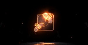 Epic Fire Logo Video Displays template preview