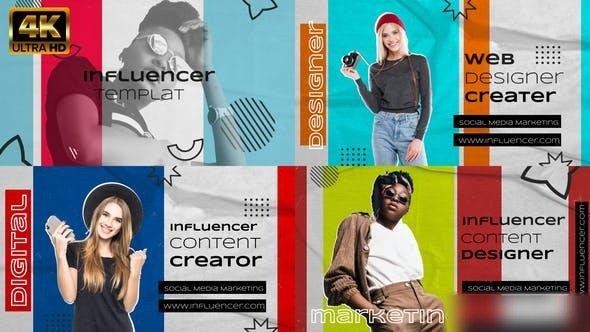 Videohive Paper influencer Promo Openers template preview