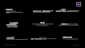Videohive Lower Thirds + RGB  AE Titles template preview