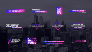 Videohive Modern Titles Pack | After Effects Titles template preview