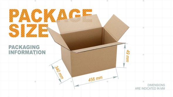 Videohive Infographic sizes Infographics template preview