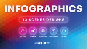 Videohive 10 Infographics Infographics template preview