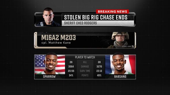 Videohive Sports Esports Lower Thirds 2 Broadcast-packages template preview