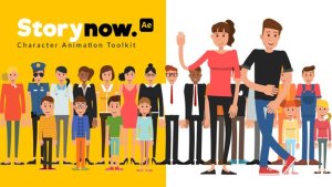Videohive Story Now | Characters Animation Product Promo template preview