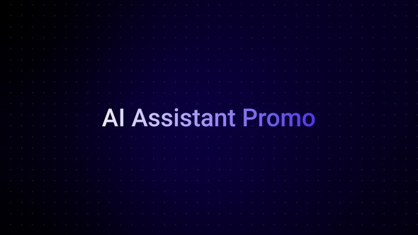 Videohive AI Assistant Promo Openers template preview