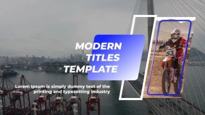 Videohive Full Screen Typography Titles template preview