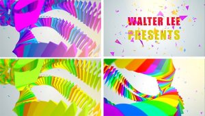 Videohive Colorful Tentacle Logo Reveal Logo Stings template preview