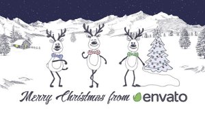 Christmas Dance Video Displays template preview
