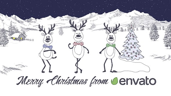 Christmas Dance Video Displays template preview