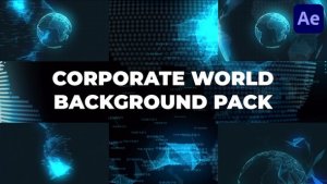 Videohive Corporate World Background Pack for After Effects Elements template preview