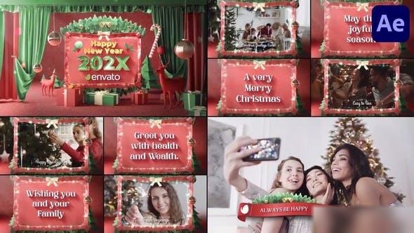 Videohive Christmas Greeting Scenes for After Effects 49961745 Openers template preview