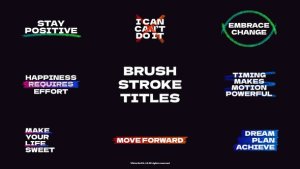 Videohive Brush Stroke Titles | After Effects Titles template preview