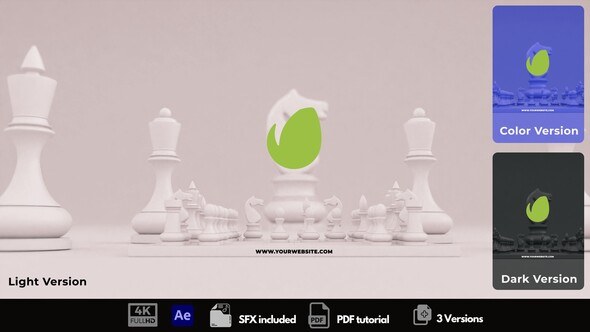Videohive Chess Intro Logo Stings template preview