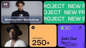 Videohive Multiscreen Slideshow Stunning Openers template preview