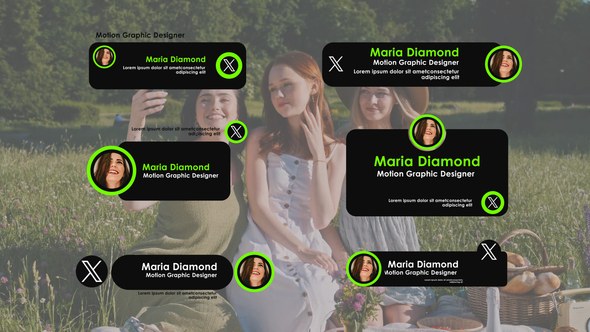 Videohive Social Media Lower Thirds 0.2 Elements template preview