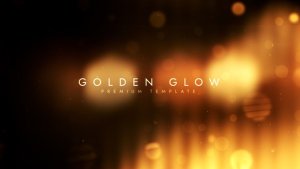 Videohive Golden Glow Video Displays template preview