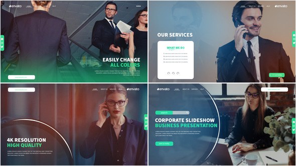 Videohive Corporate Slideshow 36568999 Video Displays template preview