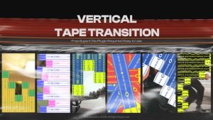 Videohive Tape Transition Elements template preview