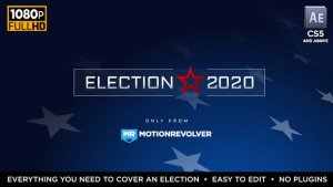 Election Essentials Video Displays template preview