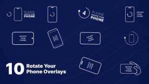 Videohive Rotate Your Phone Overlays Elements template preview