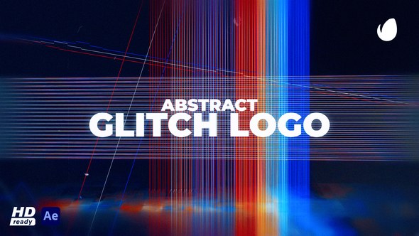 Videohive Abstract Glitch Reveal Logo Stings template preview