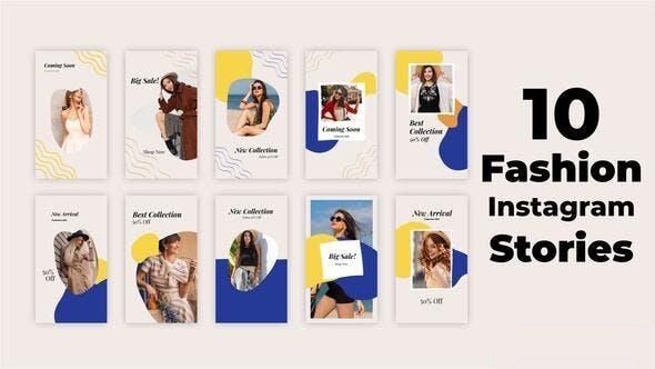 Videohive Fashion Instagram Stories 34117888 Openers template preview