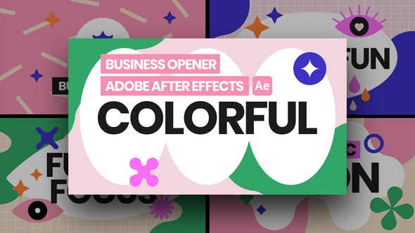 Videohive Colorful Business Opener Ae Openers template preview