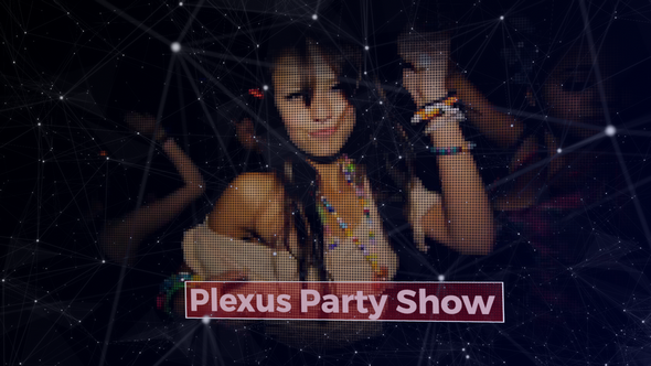 Videohive Plexus Party Show Video Displays template preview