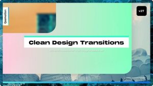 Videohive Clean Design Transitions Elements template preview