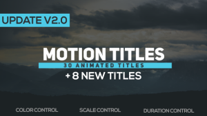 Motion Titles v2.0 Video Displays template preview