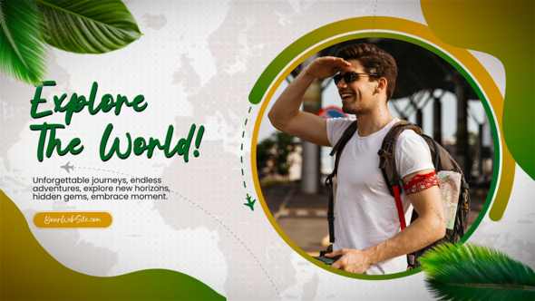 Videohive Travel Slideshow 56999734 Video Displays template preview