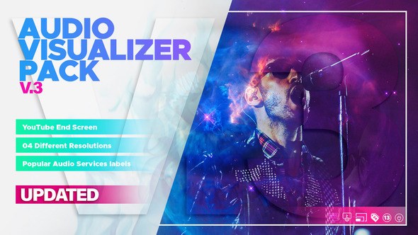 Videohive Audio visualizer pack Product Promo template preview