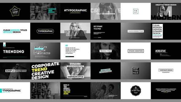 Videohive Trending Titles Titles template preview