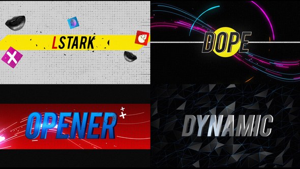 Videohive Abstract Fast Opener Openers template preview
