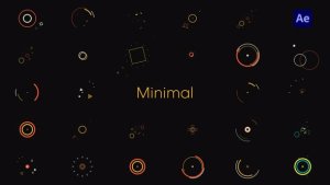 Videohive Minimal Shapes Elements template preview