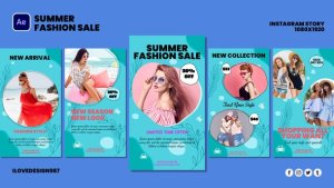 Videohive Summer Fashion Sale Product Promo template preview