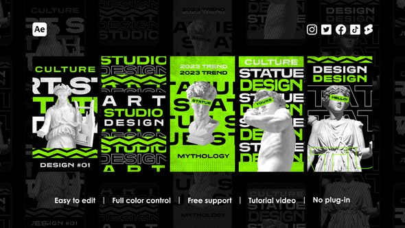 Videohive Abstract Instagram Reels 45890949 Product Promo template preview