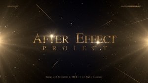 Videohive Awards Titles Gold Titles template preview