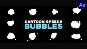 Videohive Cartoon Speech Bubbles | After Effects 54336234 Openers template preview