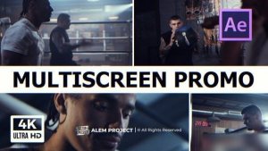 Videohive Multiscreen Promo - Dynamic Intro - Split Screen Opener Openers template preview