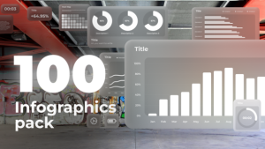 Videohive 100 Infographics Logo Stings template preview
