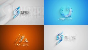 Videohive Pixelated Logo Reveal Logo Stings template preview
