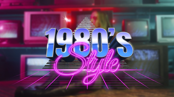 Videohive 80's Retro Title Opener Titles template preview