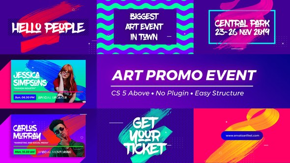 Videohive Art Promo Event Openers template preview
